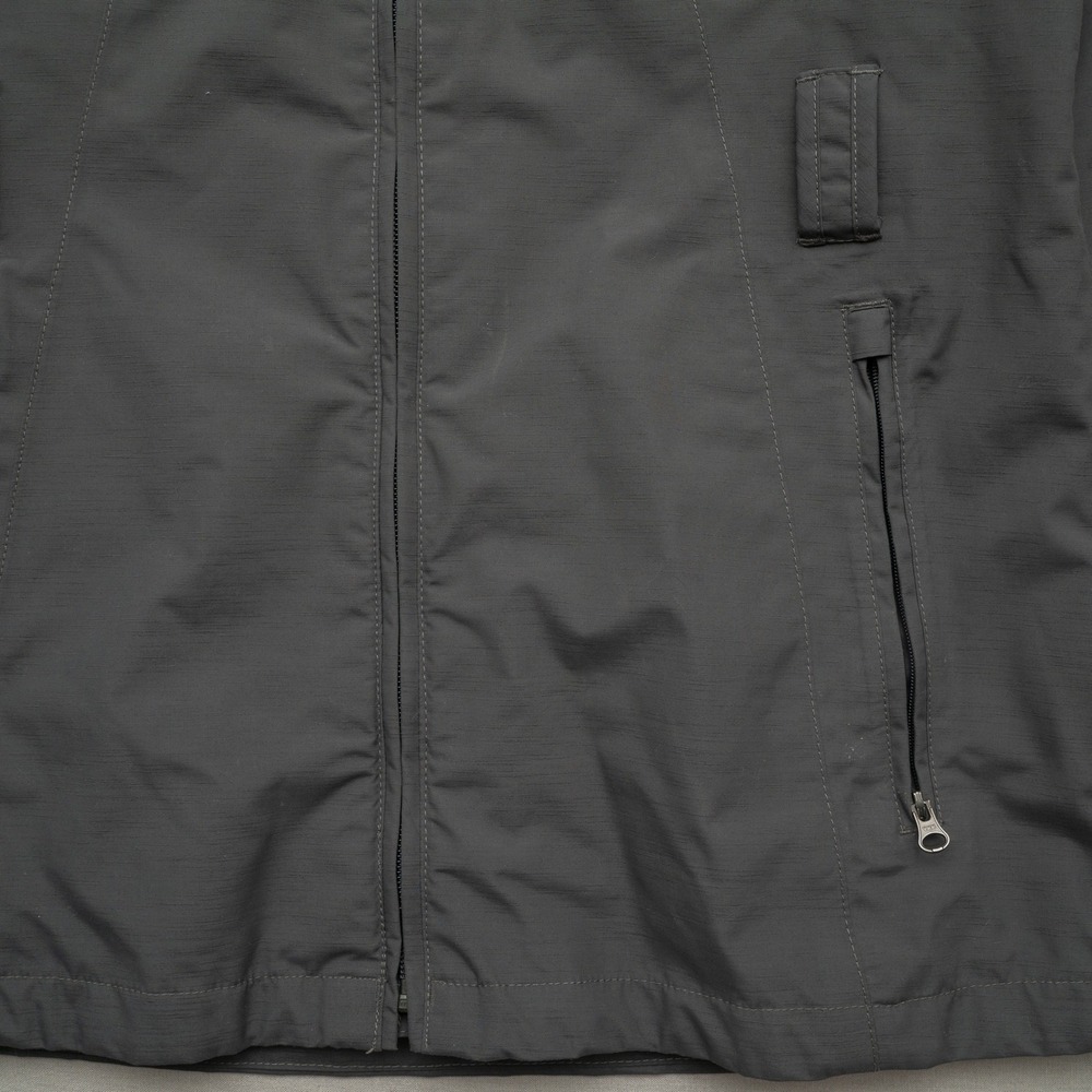 The North Face Jacket Womens M Gray Hooded Belted HyVent Waterproof Coat CX65 - Picture 4 of 11